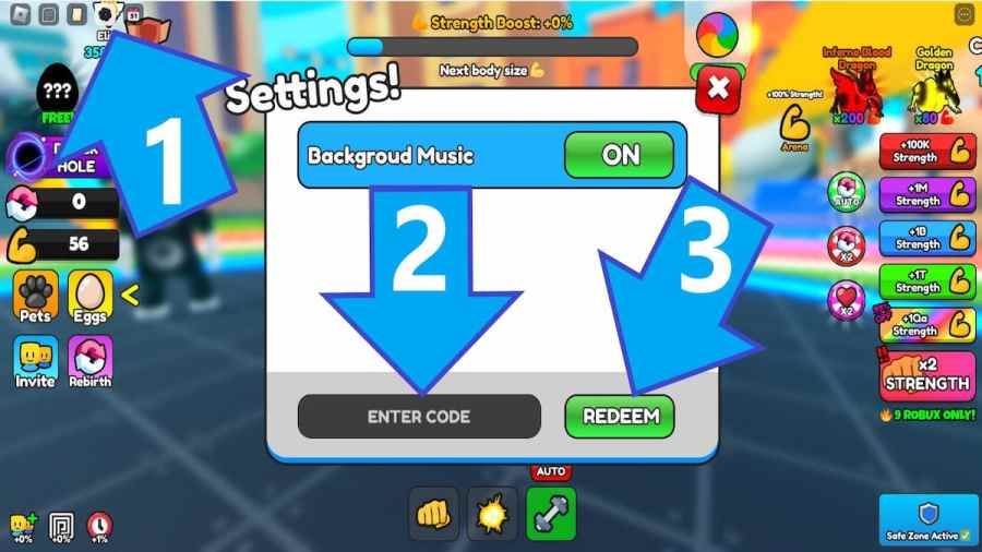 Simulate5 Code Push Up Training Simulator Codes (December 2024) | Pro Game Guides