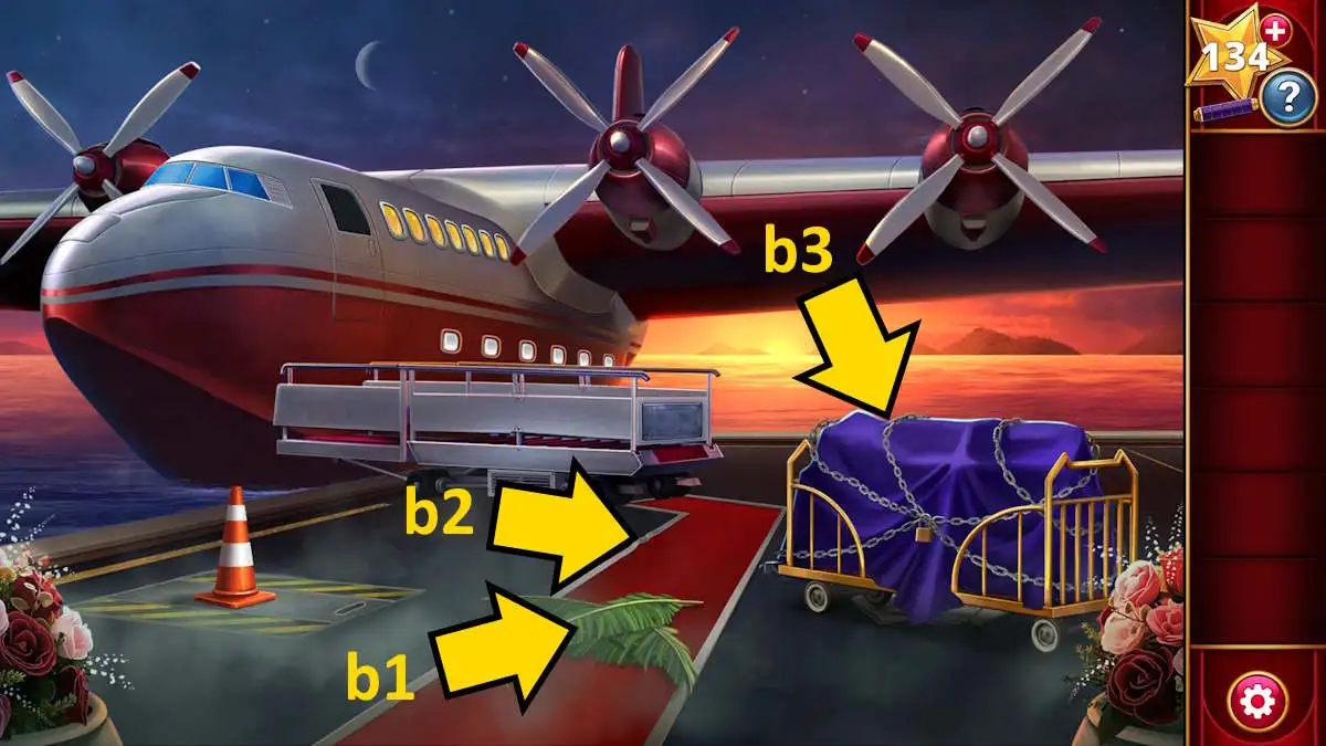 Arriving at the plane in Adventure Escape Mysteries Puzzle Lovers