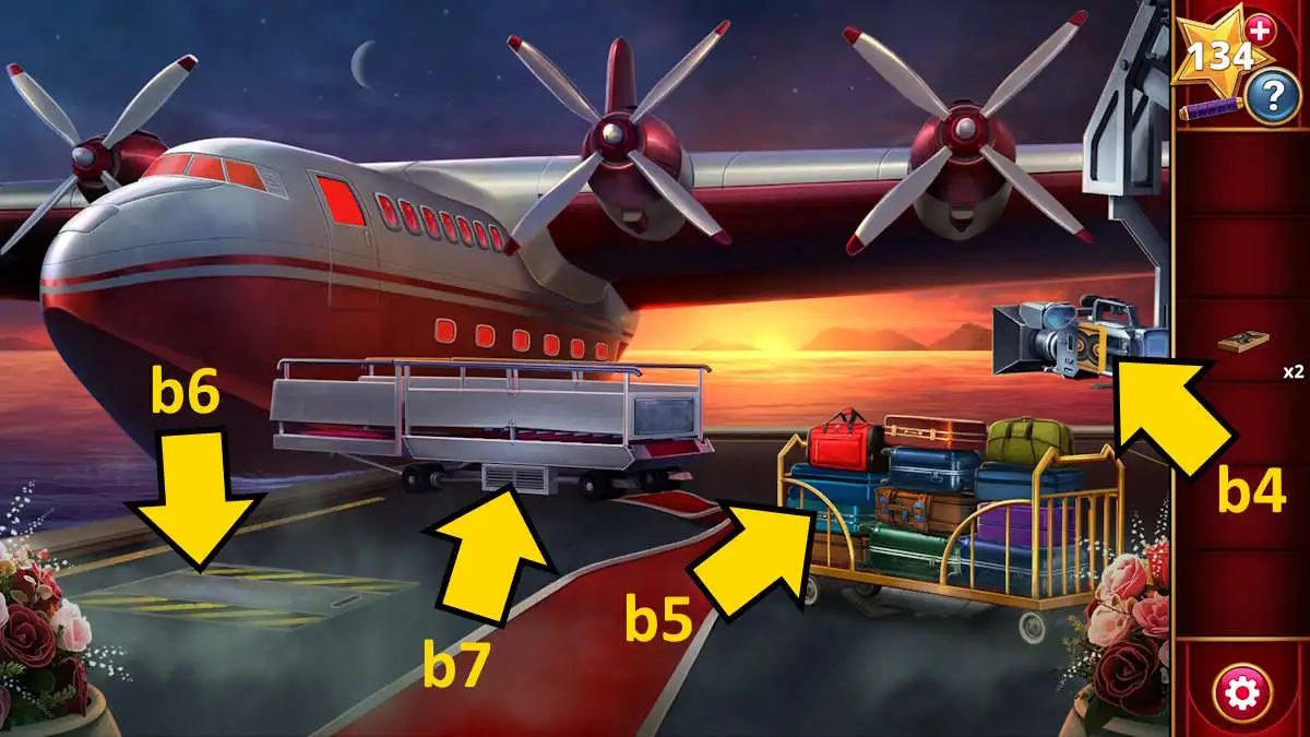 Trying to get onto the plane in Adventure Escape Mysteries Puzzle Lovers