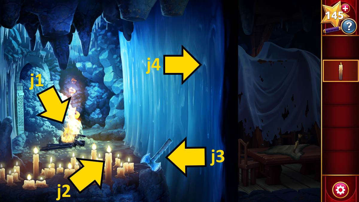Inside the cave in Frijonya in Adventure Escape Mysteries Puzzle Lovers