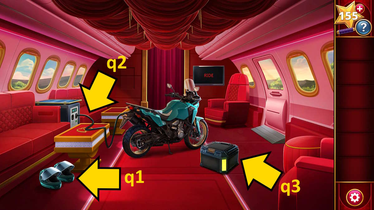 Prepping the bike in the Serengeti in Adventure Escape Mysteries Puzzle Lovers
