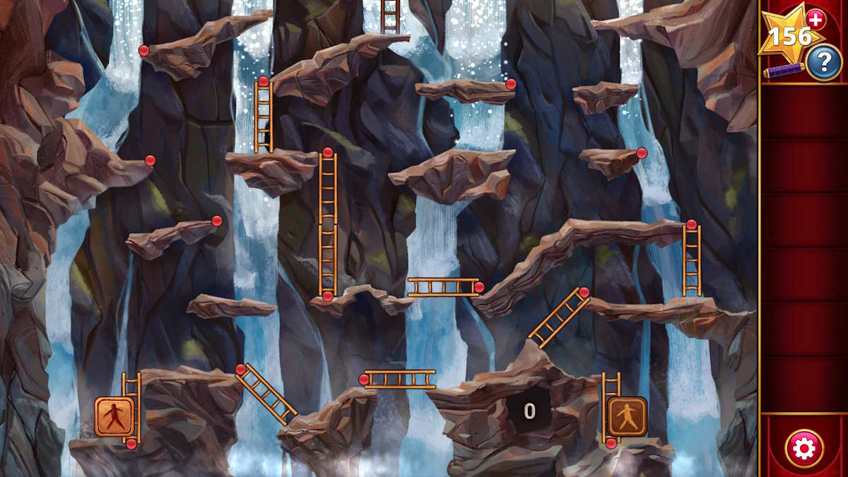The 10 ladders problem in the Serengeti in Adventure Escape Mysteries Puzzle Lovers