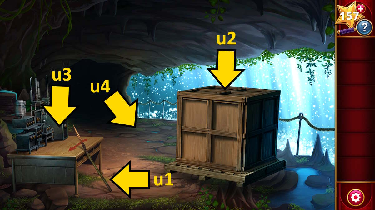 Opening the crate in the Serengeti in Adventure Escape Mysteries Puzzle Lovers