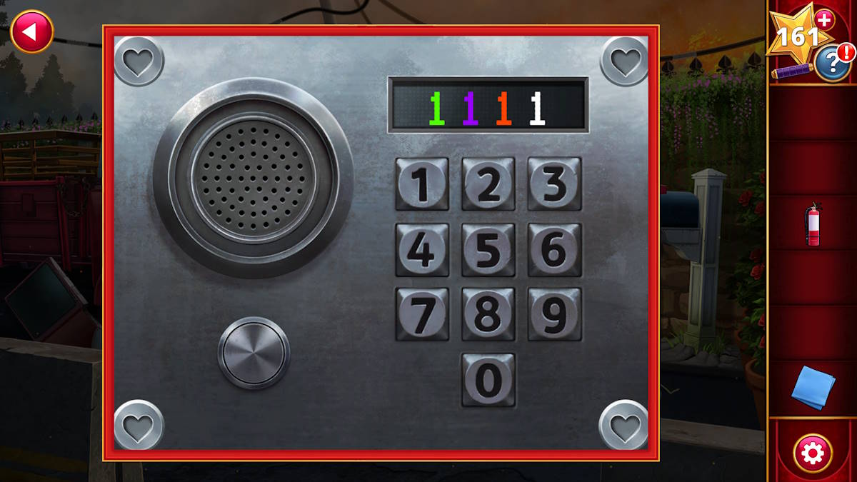 Using the intercom at the vineyard in Adventure Escape Mysteries Puzzle Lovers