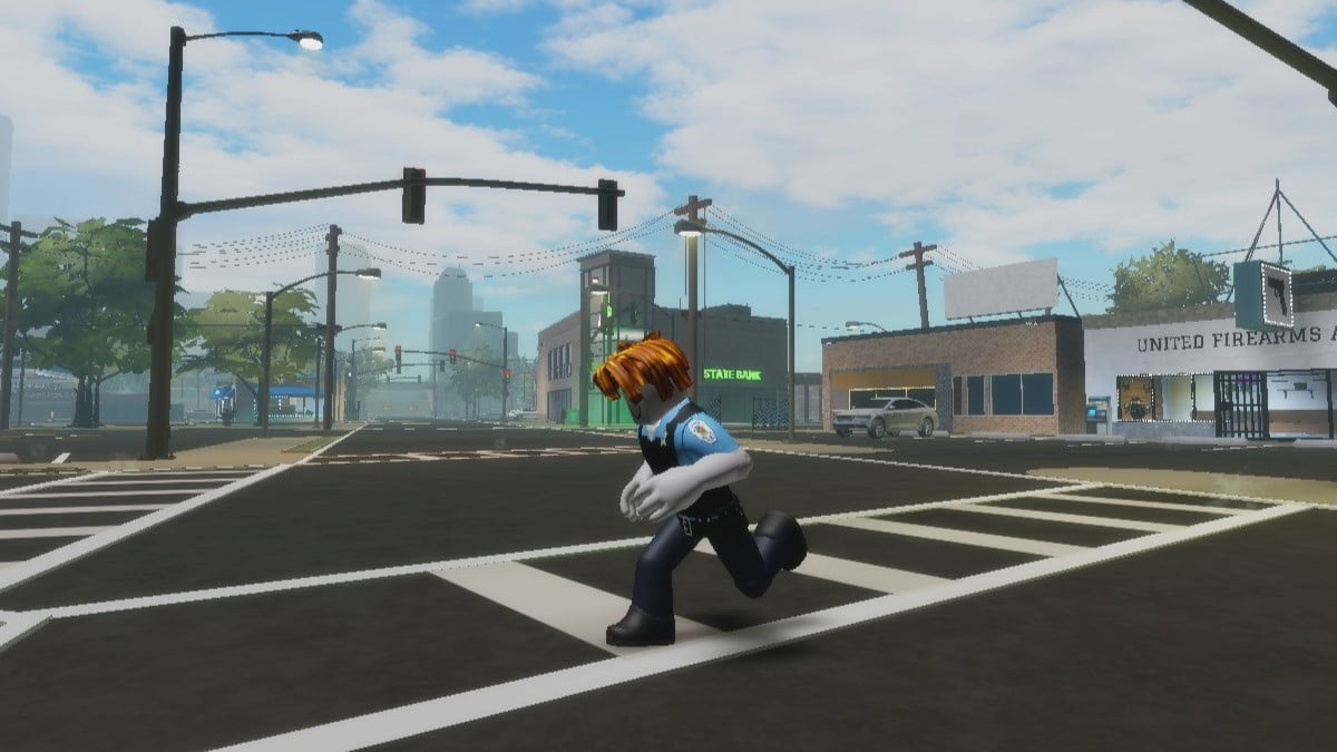 Roblox West Chicago policeman gameplay screenshot