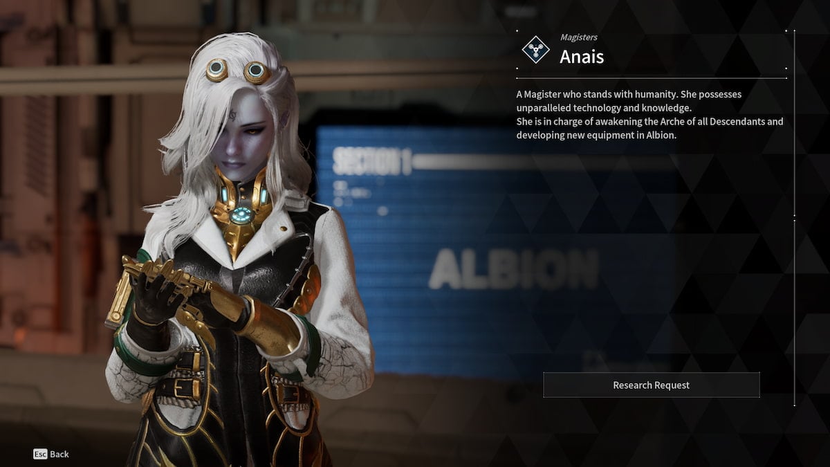 The Magister Anais in The First Descendant