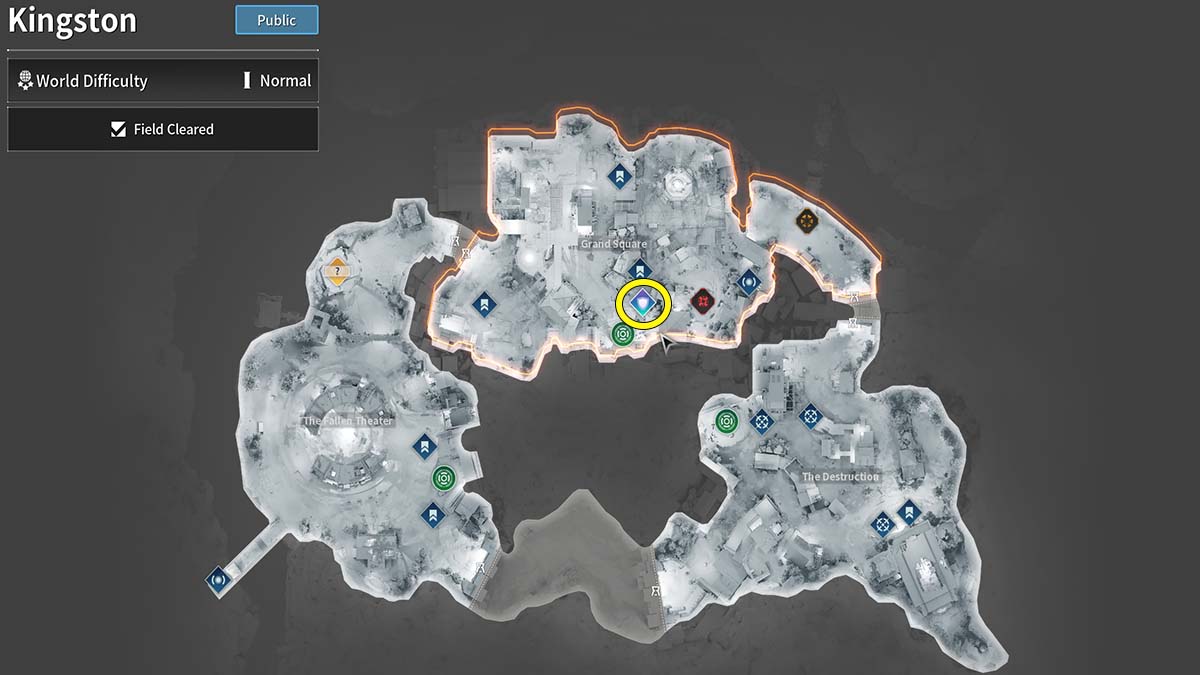 The First Descendant Defend Albion Resource mission on map