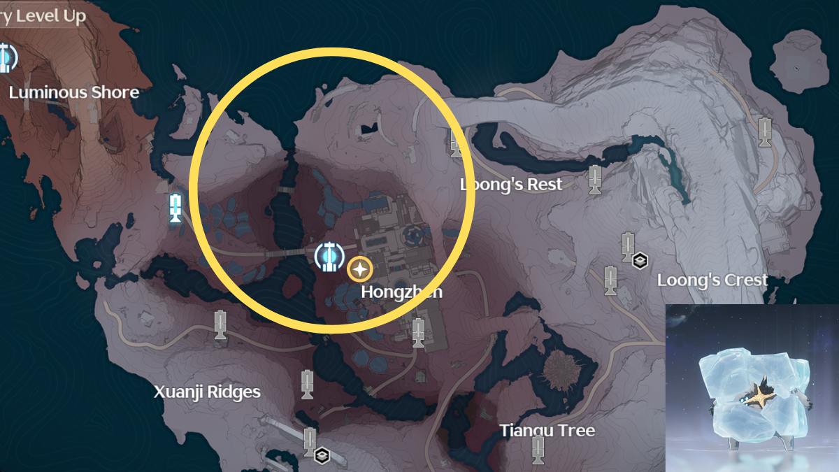 Clang Bang location on map in Wuthering Waves
