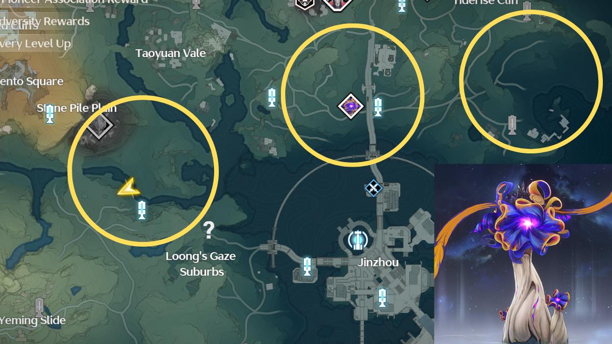 Roseshroom map locations in Wuthering Waves