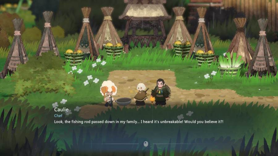 Getting the fishing rod in Yaoling Mythical Journey