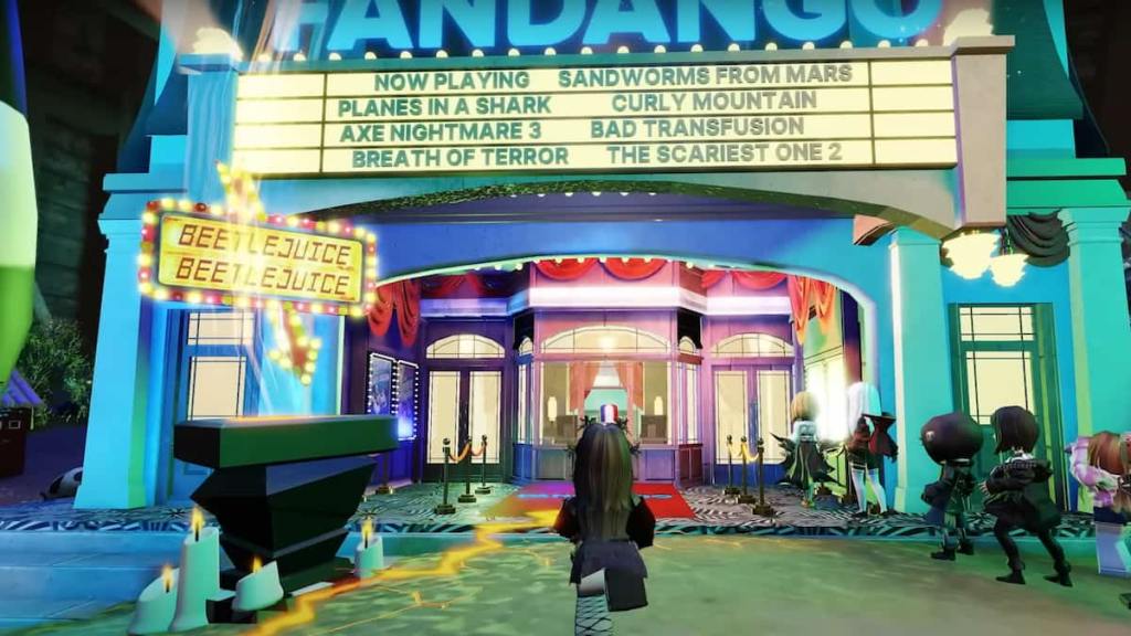 The Fandango booth in Roblox