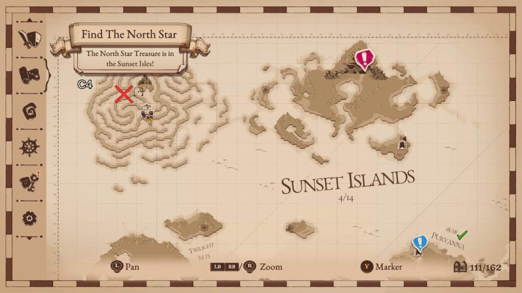 The location of the Sunset Catfish in Cat Quest 3