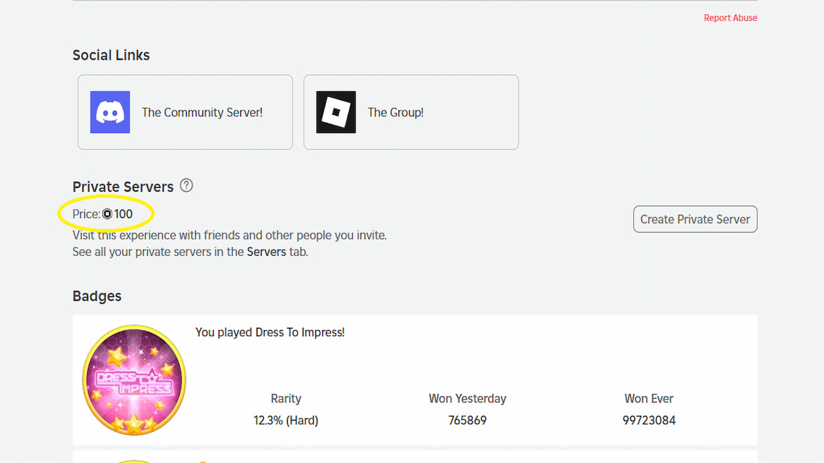 Dress to Impress (DTI) Private Server Links (2024) Roblox Pro Game