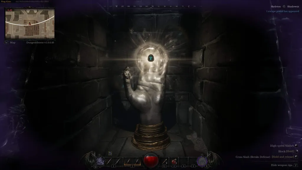 The Sinner's End Maze Resurrection Stone in Dungeonborne