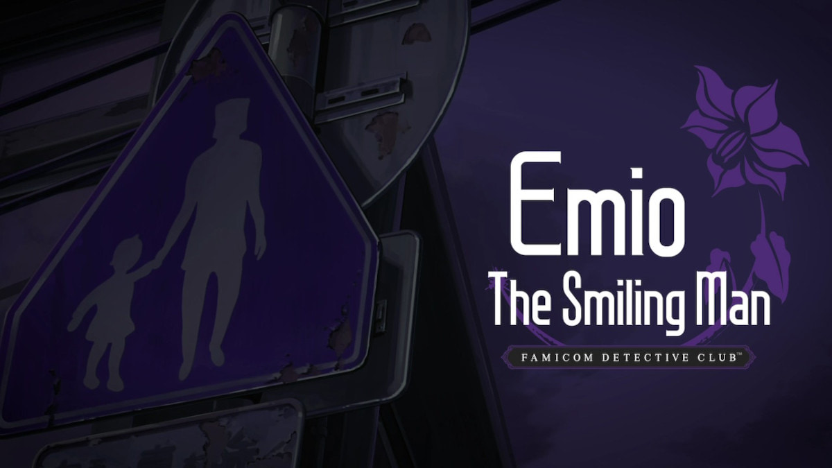 Logo for Emio - The Smiling Man Walkthrough: Famicom Detective Club.