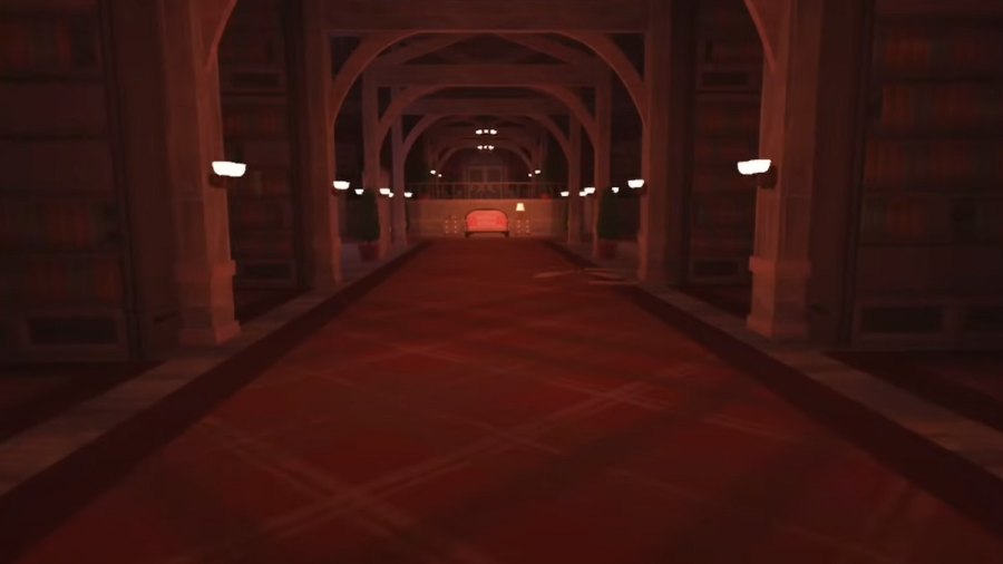 The Library Section in Roblox Doors Floor 2