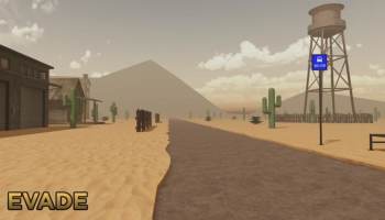 A map in Roblox Evade