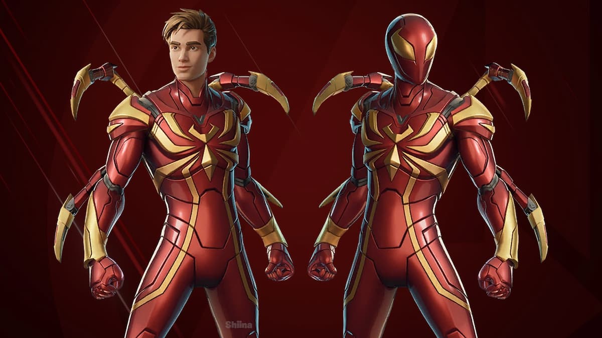 Утечка скина Fortnite Iron Spider, цена вызвала неоднозначную реакцию среди фанатов