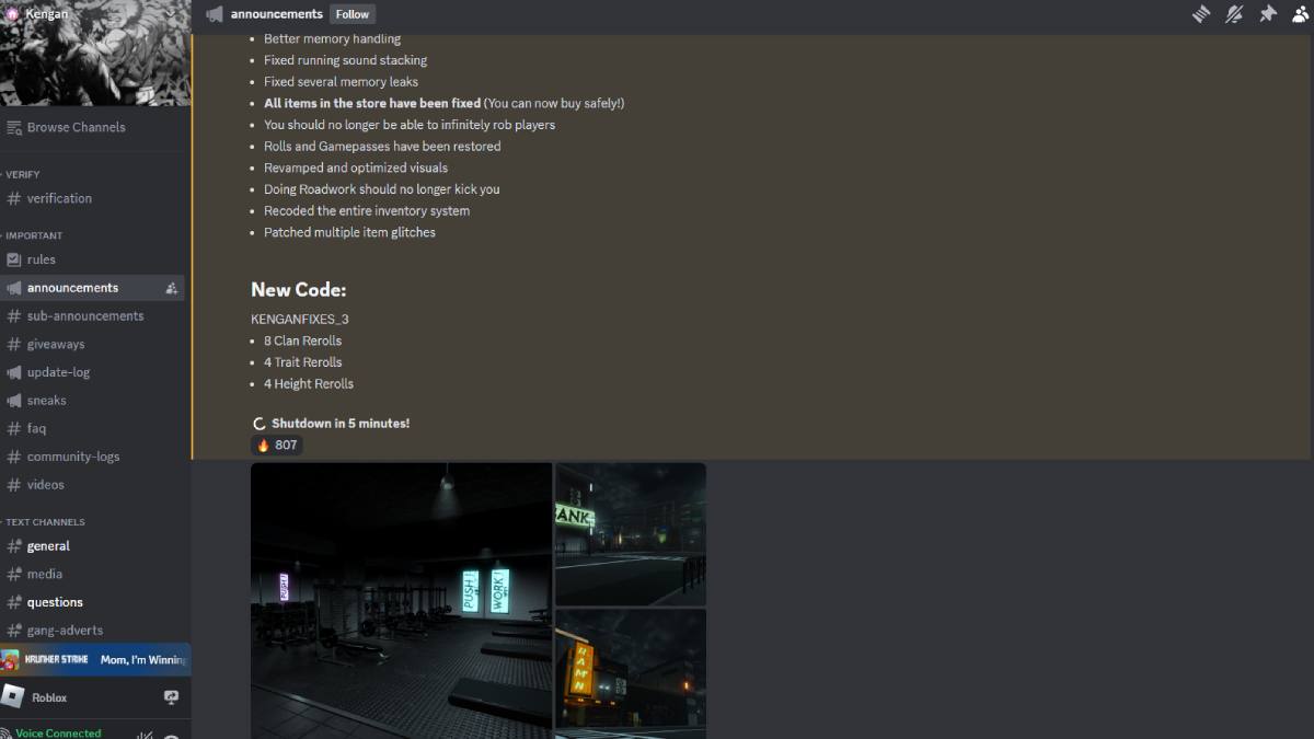 Kengan Trello Link and Discord Server Roblox