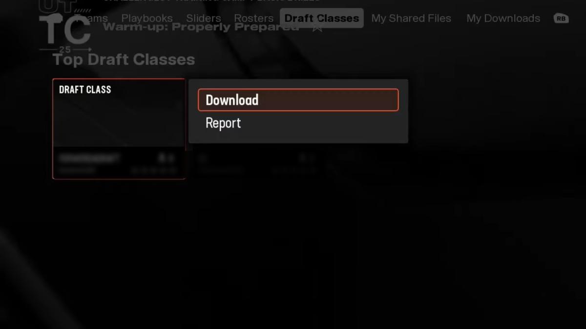 How to fix draft class import not working in Madden 25