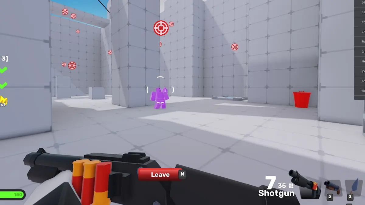 The Shotgun in Roblox Rivals