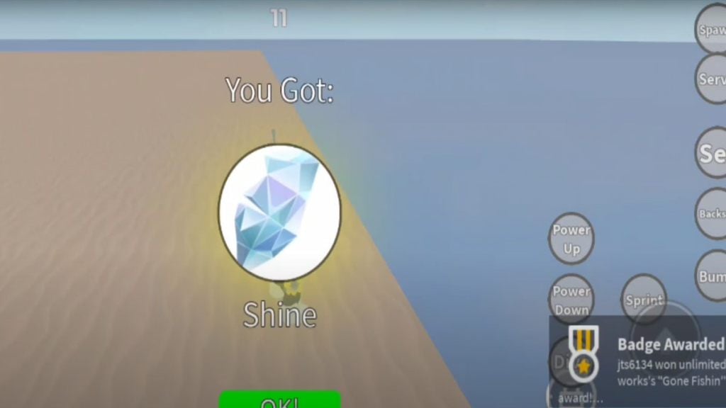 A Shine Location in Roblox Volleyball 4.2