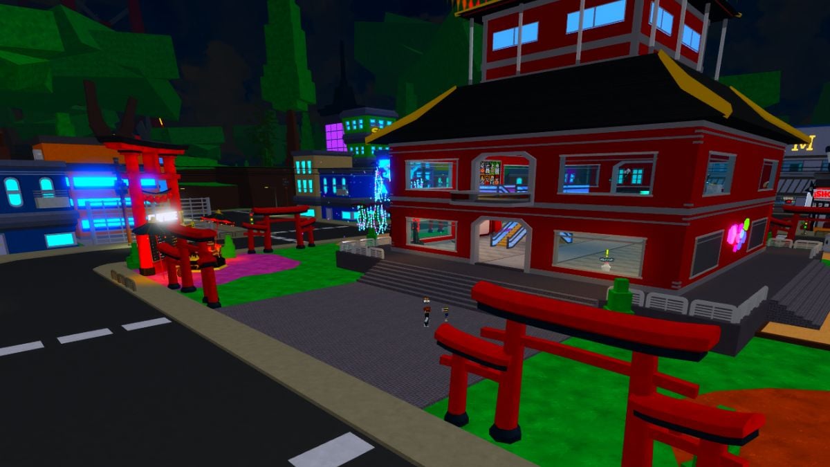 Anime Simulator world in a private server