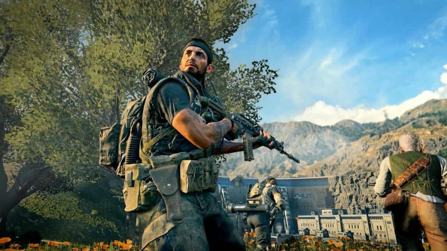 Black Ops 4 Blackout Woods looking over his shoulder
