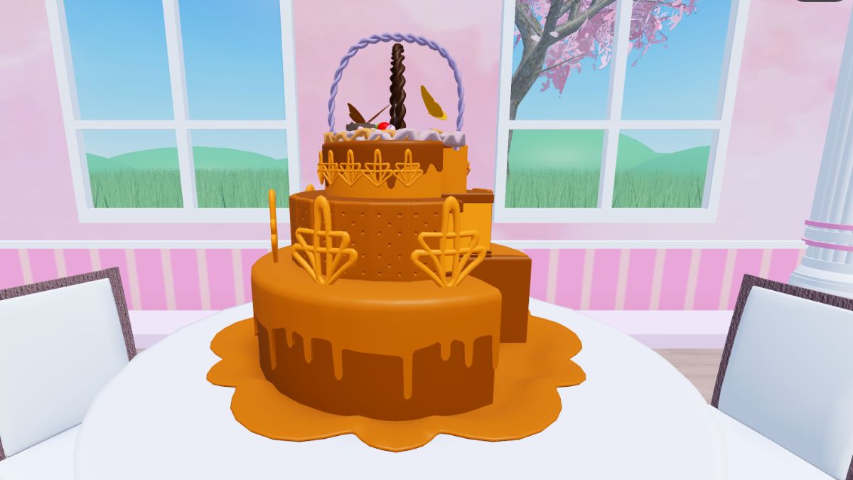 Caramel cake in Cake Off Roblox