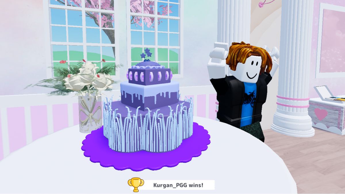 Lavander cake in Cake Off Roblox