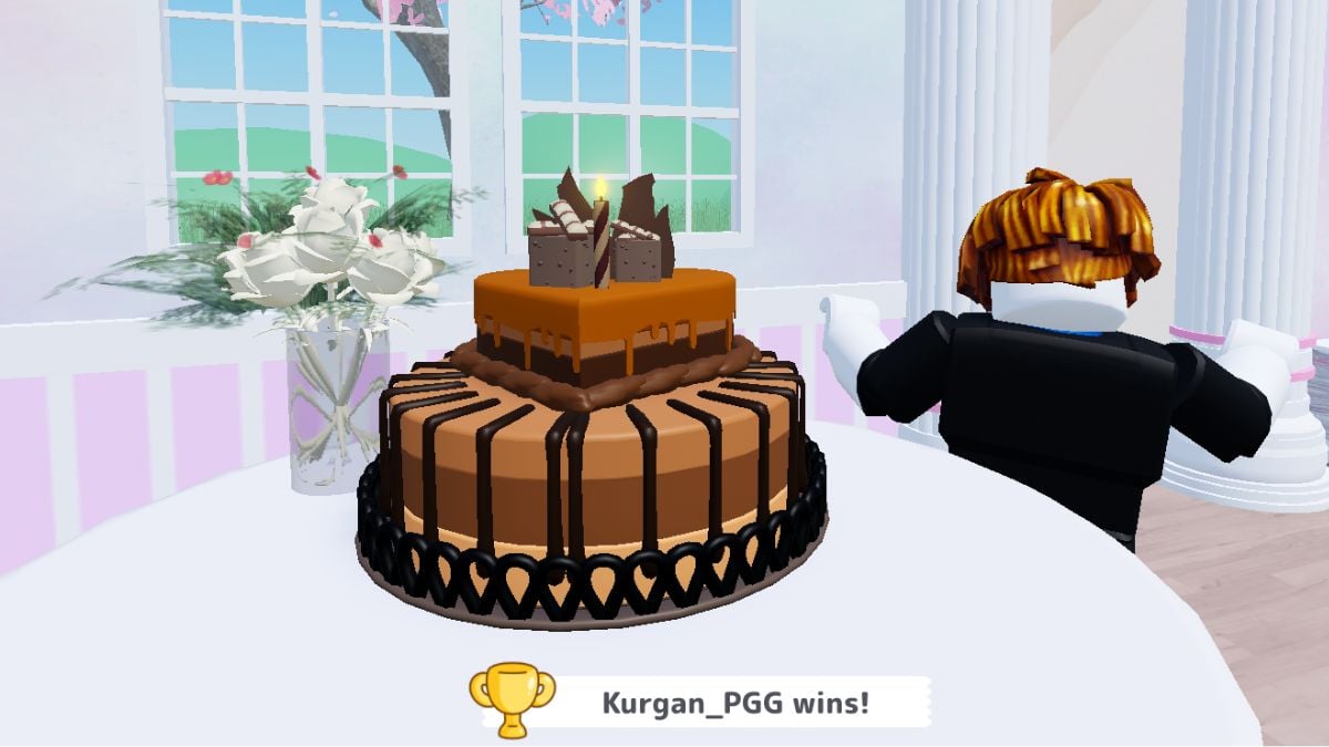 Best tripe chocolate cake in Cake Off Roblox