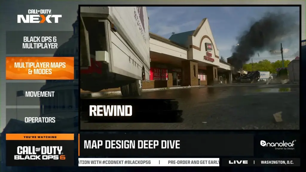 Call of Duty Black Ops 6 map rewind