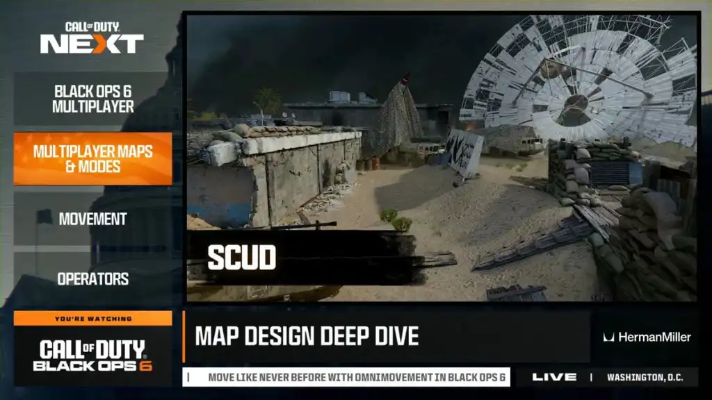 Call of Duty Black Ops 6 map scud