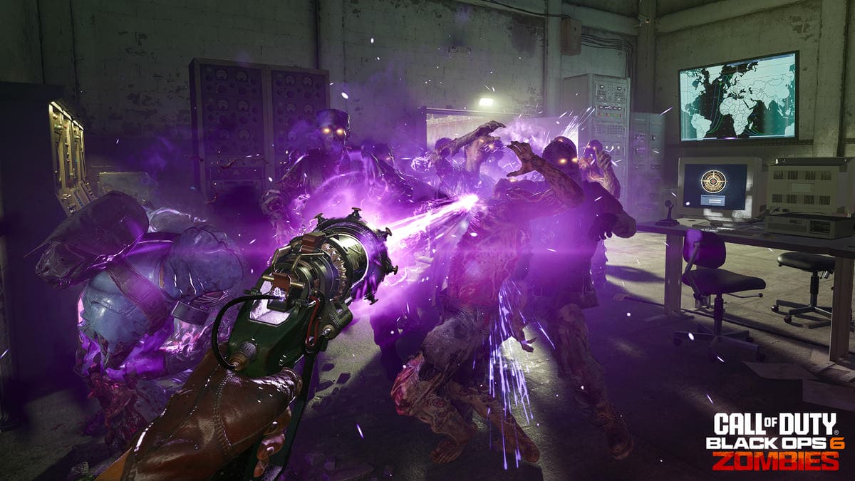 Call of Duty Black Ops 6 Zombies operator using Dark Flare