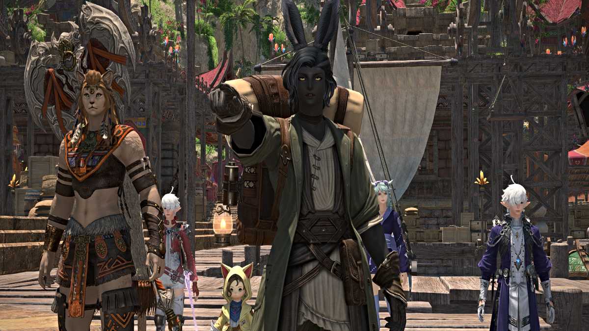 Erenville and Wuk Lamat in Final Fantasy XIV