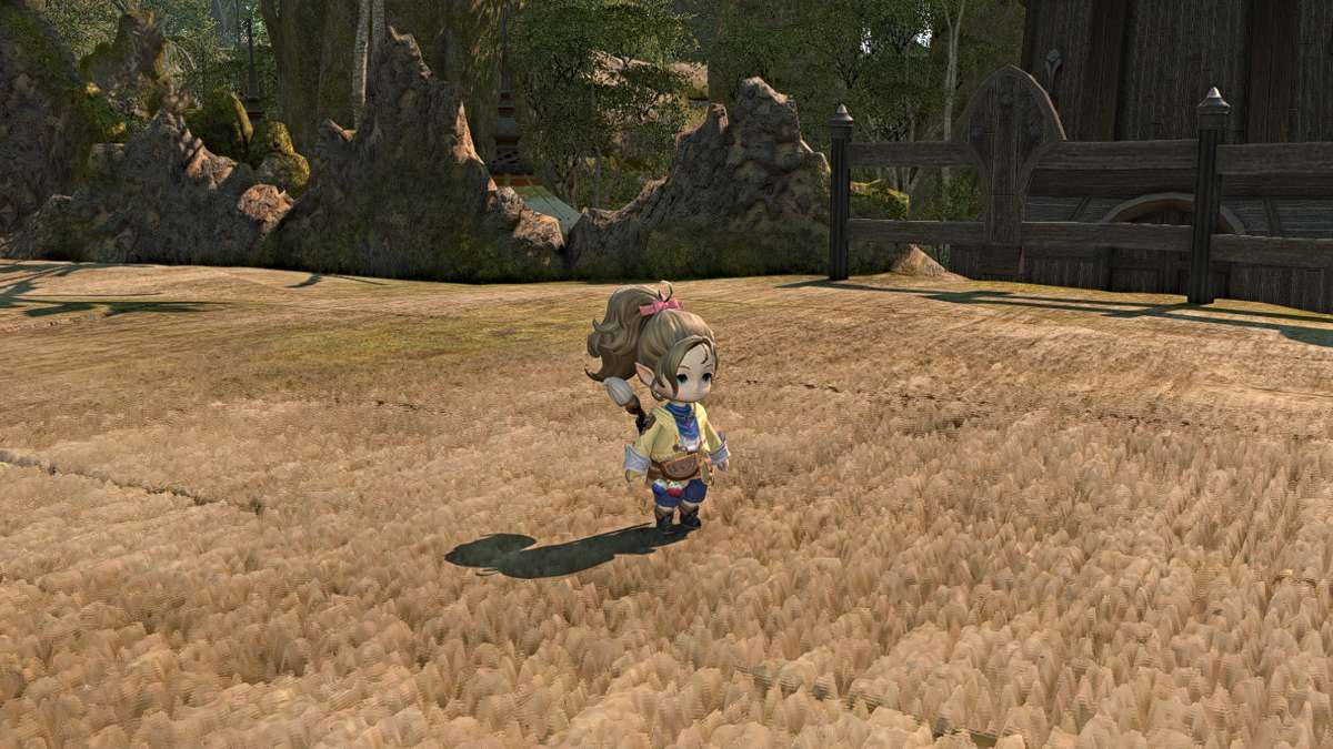 Brushed-up Krile minion in FFXIV