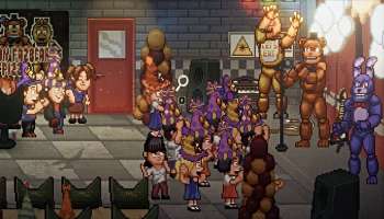 Freddy Fazbear animatronics in Five Nights at Freddy's: Into the Pit