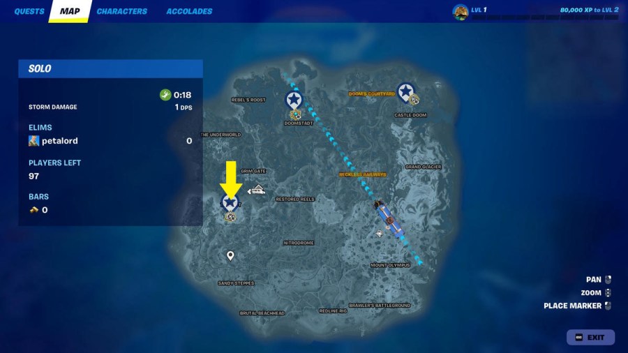 Fortnite The Raft POI