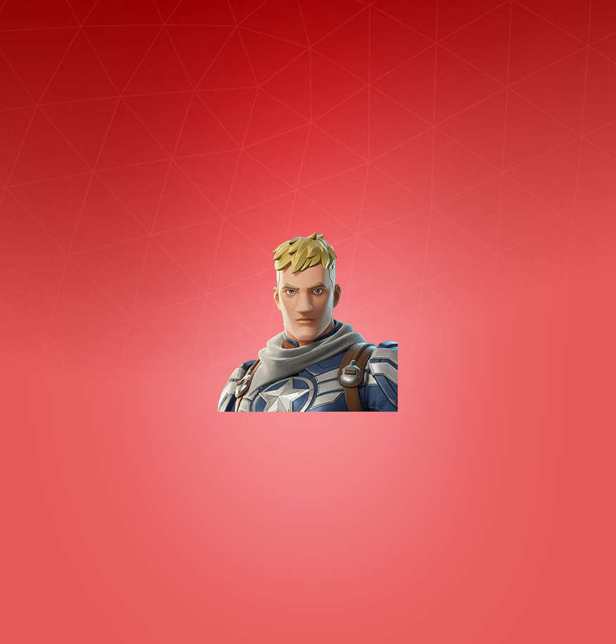 Captain America-like skin in Fortnite x Marvel