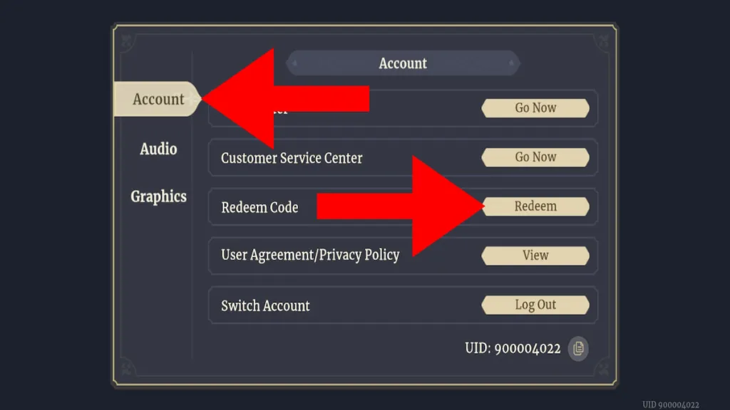 How to redeem codes in Sword of Convallaria