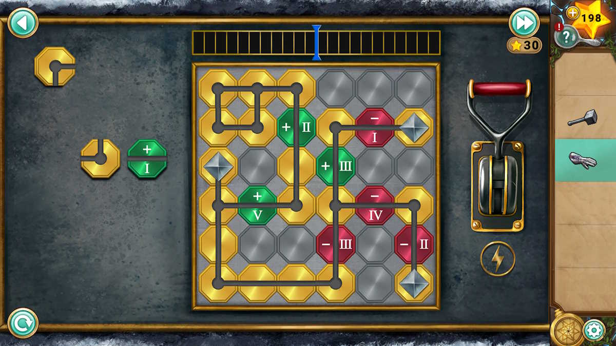 Completing the circuit board puzzle in Chapter 6 of Legend of the Sacred Stones