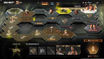 The Season 5 reloaded battle pass map in Modern Warfare 3.