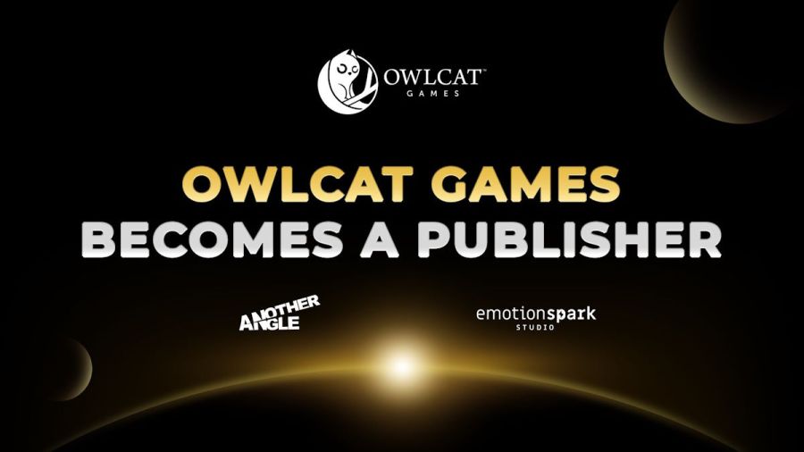 Owlcat Games logo with news announcement