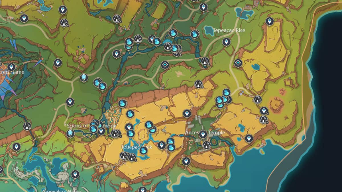 All Quenepa Berry locations in Genshin Impact