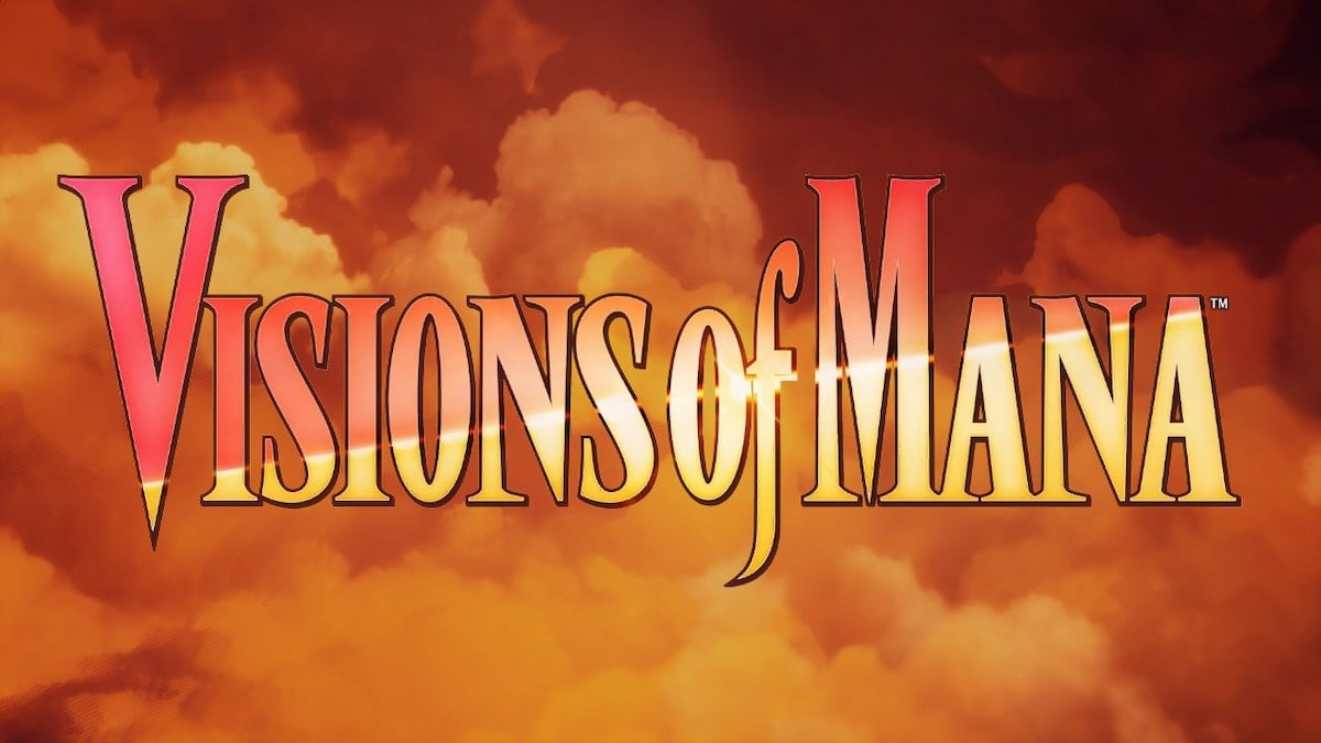 Visions of Mana title screen.