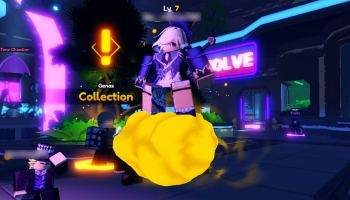 Roblox character standing on the cloud