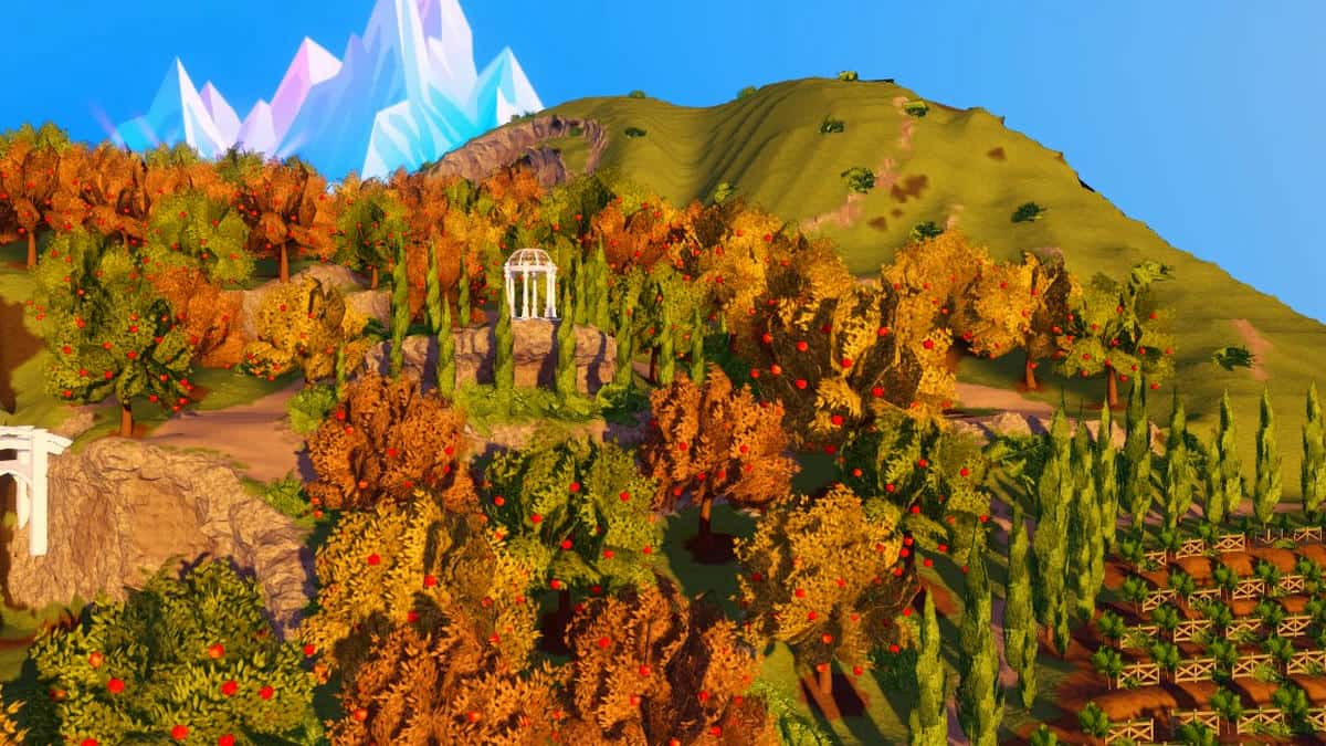 Apple Trees and map rework in Roblox Royale High