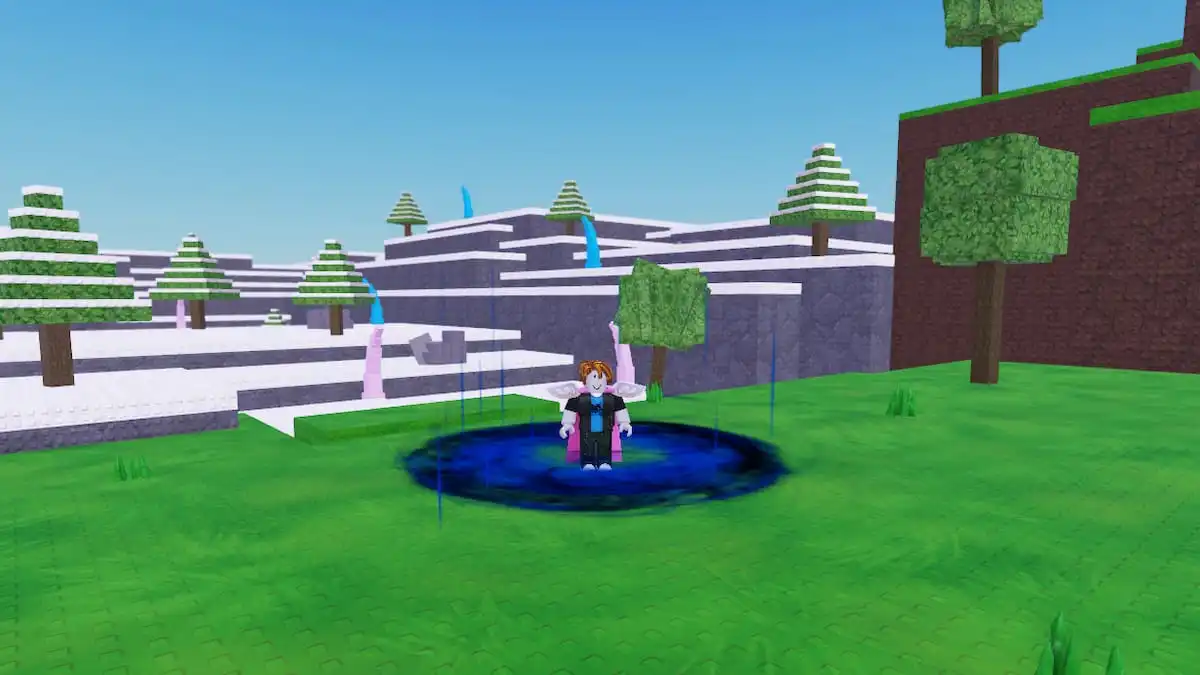 A player standing in Drag to Combine