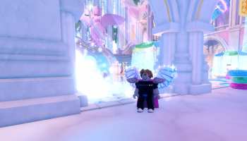 A player standing in Royale High