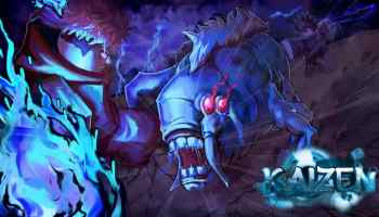 Monster fight in Kaizen Roblox game